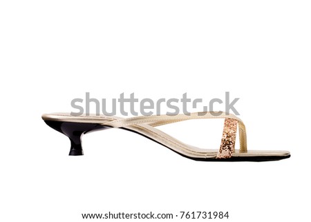 Sandal shoe isolate on background