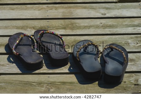 Sandals on the Boardwalk