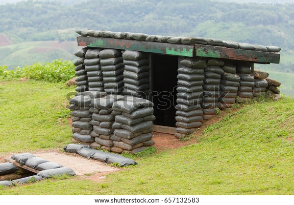 Sandbag Bunker Military Base Stock Photo (Edit Now) 657132583