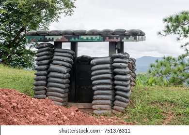 Sandbag Bunker Old Military Bunker Base Stock Photo 454547917 ...