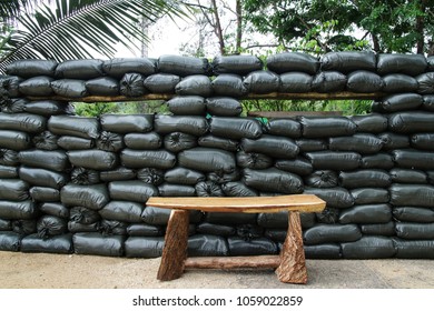 Sandbag Bunker Osandbag Bunker Old Military Stock Photo 1059022859 ...