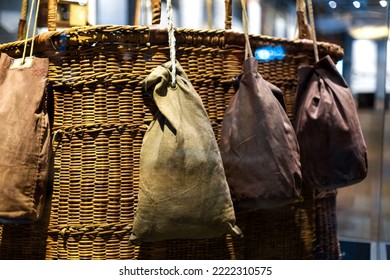 Sandbags Attached To A Balloon Basket.