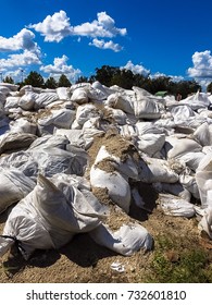 Sandbags. Photo Taken Post Hurricane Irma. 