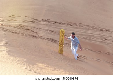 Sandboarding In The Dubai Desert February 2017