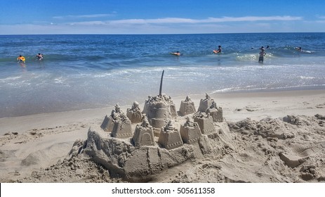 sandcastle by the sea 