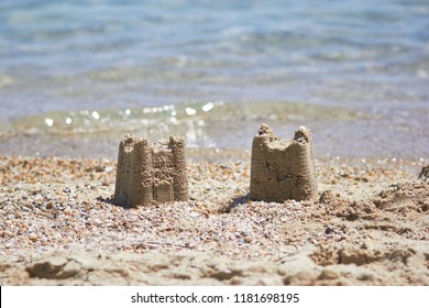 Sandcastle Sea Stock Photo 1181698195 | Shutterstock