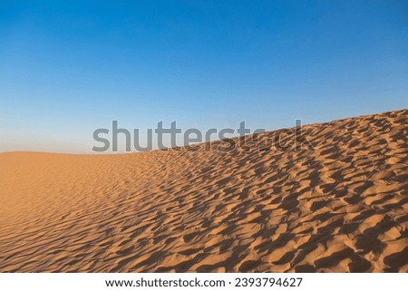 Sanddunes in Desert in Dubai