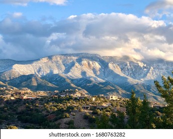 Sandia Mountains Shot From Placitas, New Mexico