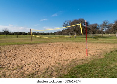 Sandlot Volleyball Court In A Park