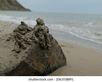 Sandman On The Sea Beach.