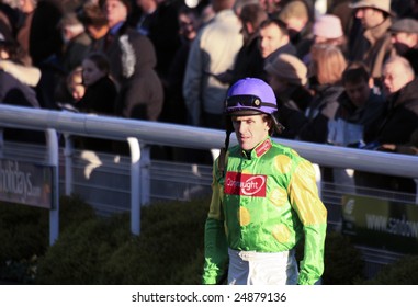 SANDOWN, SURREY - DECEMBER 6: AP Tony McCoy Prepares To Race At The Challow Hurdle At Sandown Park, UK On Dec. 6. 2008.