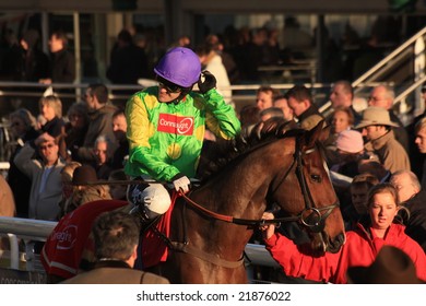 SANDOWN, UK, SANDOWN RACES, UK - DEC 6 2008 - AP (Tony) McCoy Parades In The Ring At The Tingle Creek Day At Sandown Races, UK