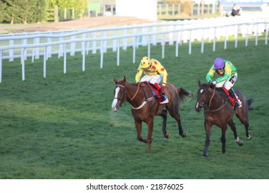 SANDOWN, UK - SANDOWN RACES, - DEC 6 2008 - Robert Thornton And AP (Tony) McCoy Race At The Tingle Creek Day At Sandown Races, UK