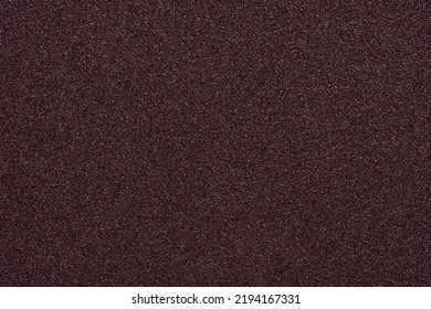 Sandpaper Background, Closeup Photo Of Abrasive Material Texture, Studio Shot.