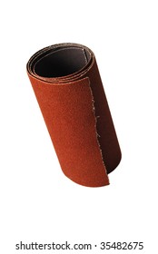 Sandpaper Roll Isolated