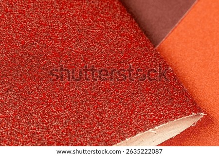 sandpaper for wood processing, different sandpaper for coarse or fine processing of materials