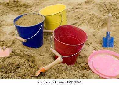 sandpit bucket and spade