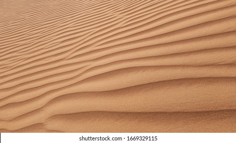 Sands desert in evening. The dunes up close. - Powered by Shutterstock