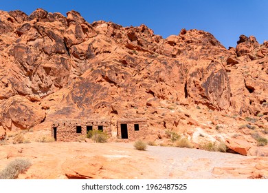 The Sandstone Cabins at the Valley of Fire Nevada State Park.