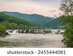Sandstone Falls, New River Gorge National Park in West Virginia, USA