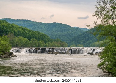 Sandstone Falls, New River Gorge National Park in West Virginia, USA - Powered by Shutterstock