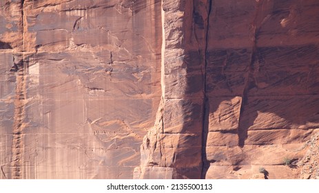 Sandstone Layers At Canyon De Chelly