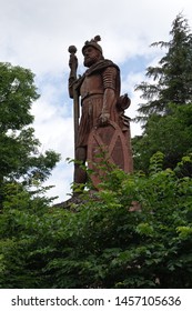 A Sandstone Monument Of William Wallace, A Famous Scottish Hero Who Won The Battle Of Stirling Bridge.