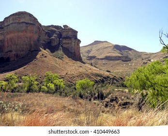 Sandstone Mountains In Golden Gate National Park