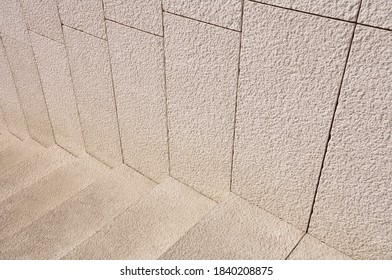 Sandstone Stairs On A Sunny Day