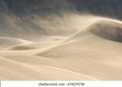 Sandstorm In Desert