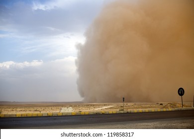 Sandstorm In Jordan