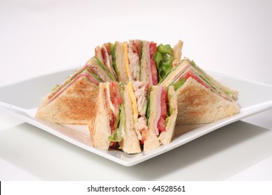 Sandwich Chicken & Ham With Tomato