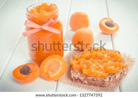 Similar – Foto Bild Aprikosen Marmelade Frucht