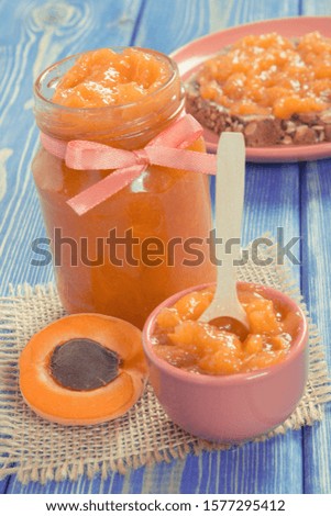 Similar – Foto Bild Aprikosen Marmelade Frucht