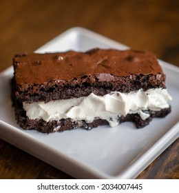 Sandwich Ice Cream With Brownie Layer