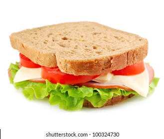 Sandwich Isolated On White