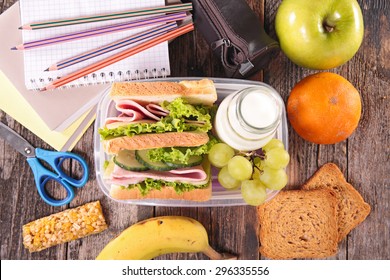 Sandwich School Lunch