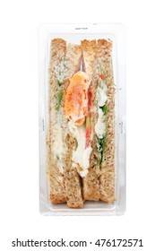 Sandwiches in a plastic box 