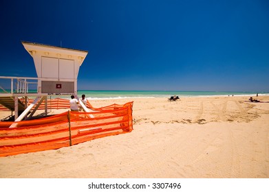 Sandy beach