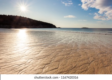 Sandy Beach, Acadia National Park, Mount Desert Island, Maine, USA