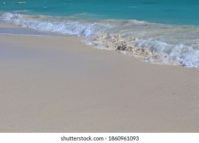 Sandy Beach In Anguilla Island 