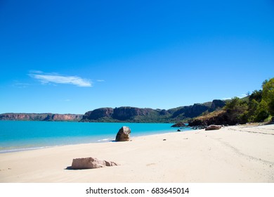 A Sandy Beach Around The Hunter River Estuary, Kimberley, Australia. 