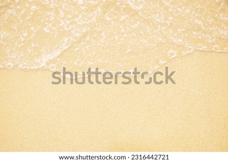 sandy beach close up, topview 