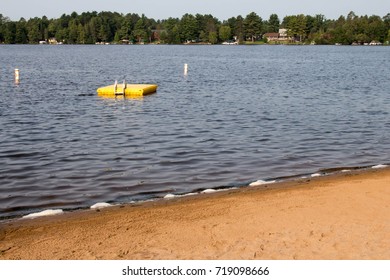 Sandy Beach In Eagle River, Wisconsin