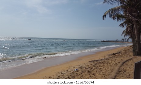 Sandy Beach At Galle Face, Colombo Sri Lanka