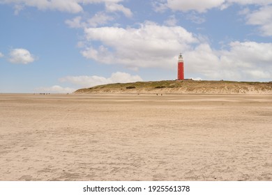 Sandy beach and lighthouse called 