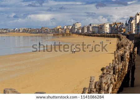 Similar – Image, Stock Photo Saint-Malo in Brittany