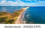 Sandy beach on the Atlantic Ocean. Cavendish, Prince Edward Island, Canada.