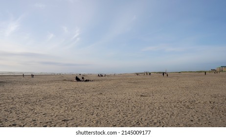 Sandy Beach At Seaside Oregon