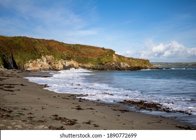 Sandy Beach And Waves, Summer Day West Cork Ireland 